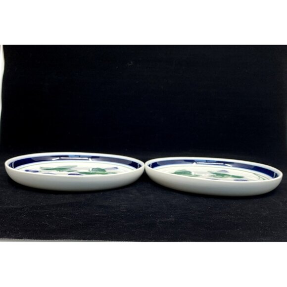 Pair of Dansk Blackberry Salad Plates Philippines 8" Berries Series Discontinued - Picture 3 of 7